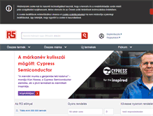 Tablet Screenshot of hu.rs-online.com